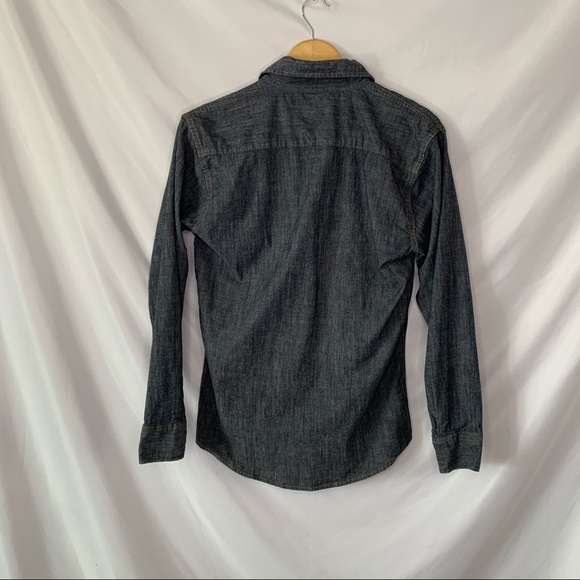 Wrangler Indigo Men’s Denim Pearl Snap Sz Medium - Picture 8 of 14